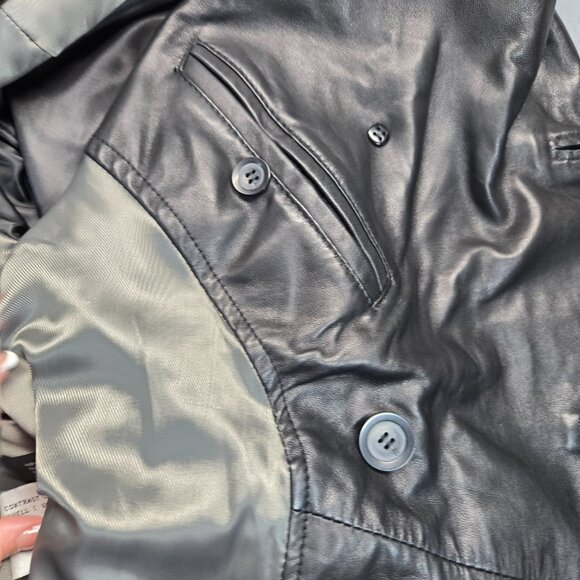 Kenneth Cole New York Wool Blend Peacoat Coat – Men’s XL – Black – NWT - Picture 11 of 16